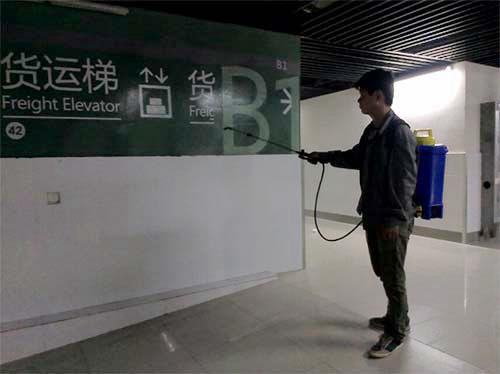 卸貨區(qū)消殺處理